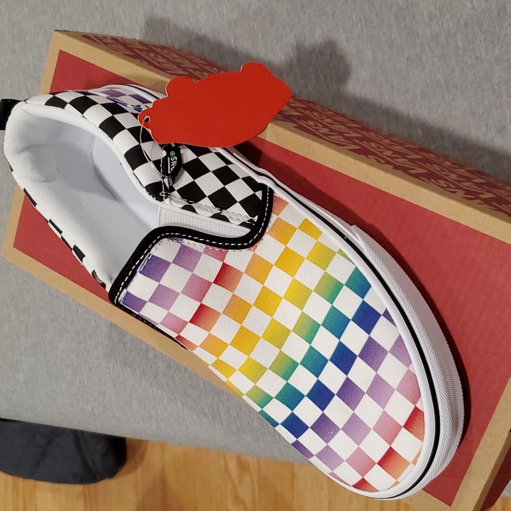 NIB Rainbow Asher Vans
